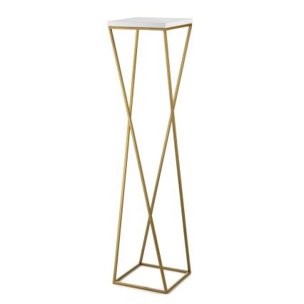 Blomställ LOFT 100x24 cm guld/vit