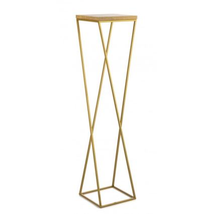 Blomställ LOFT 100x24 cm gyllene/brun