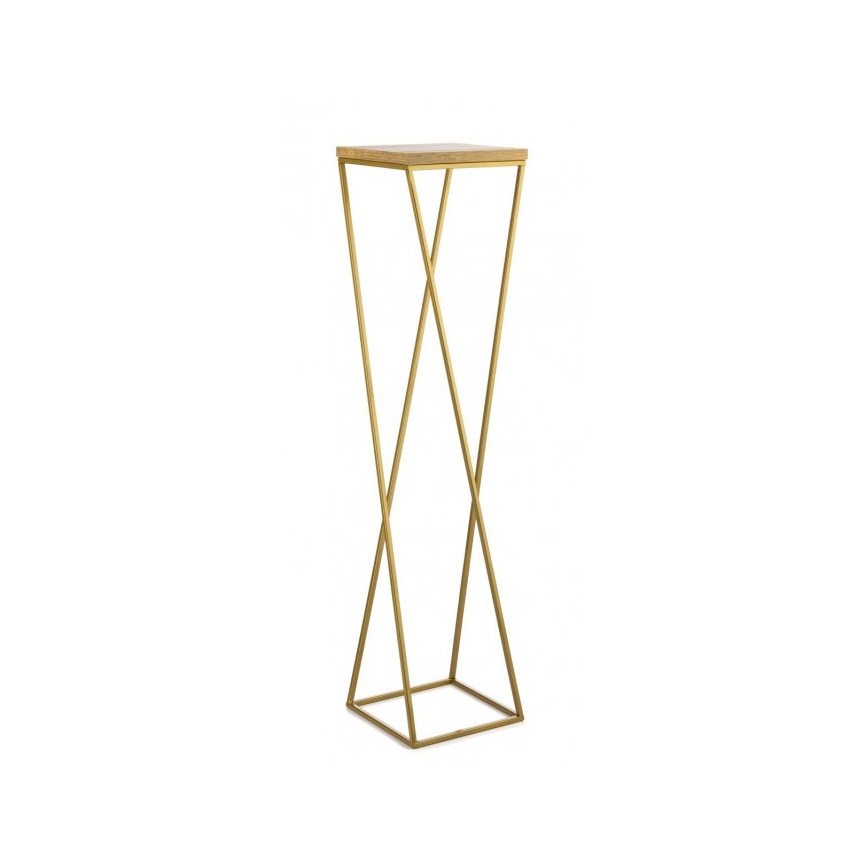 Blomställ LOFT 100x24 cm gyllene/brun