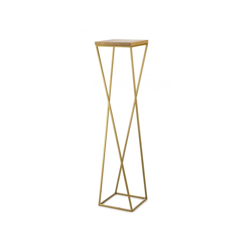 Blomställ LOFT 100x24 cm gyllene/brun