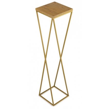 Blomställ LOFT 100x24 cm gyllene/brun