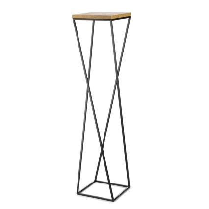 Blomställ LOFT 100x24 cm svart/brun