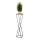 Blomställ LOFT 100x24 cm svart/brun
