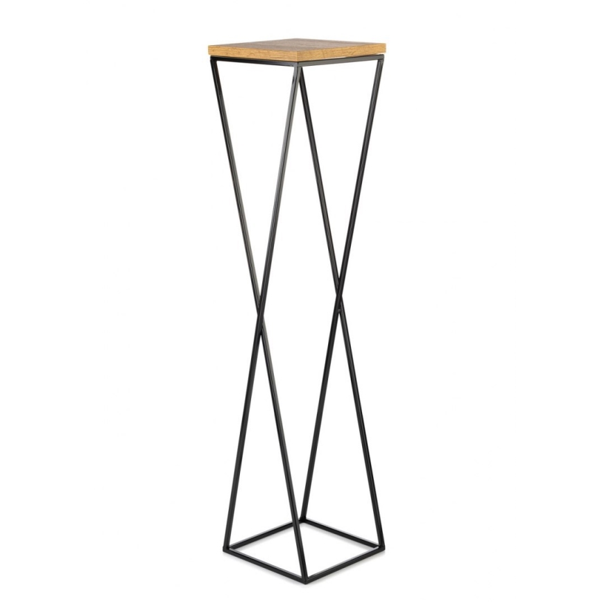 Blomställ LOFT 100x24 cm svart/brun