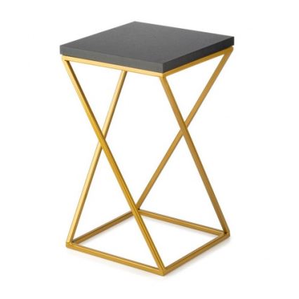 Blomställ LOFT 40x24 cm gyllene/svart