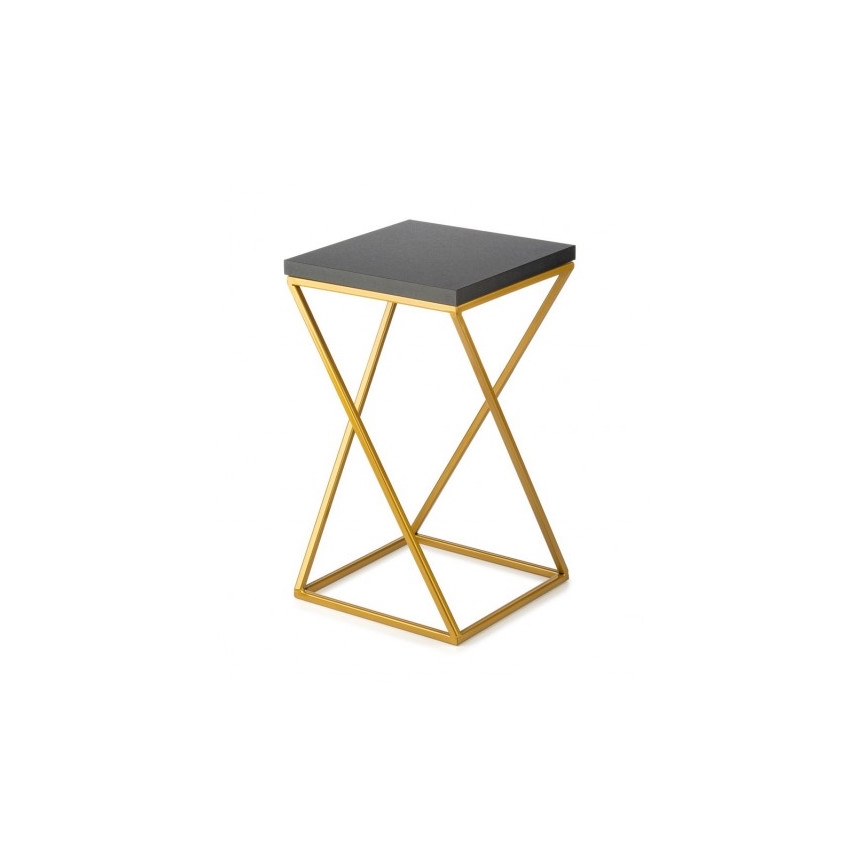 Blomställ LOFT 40x24 cm gyllene/svart