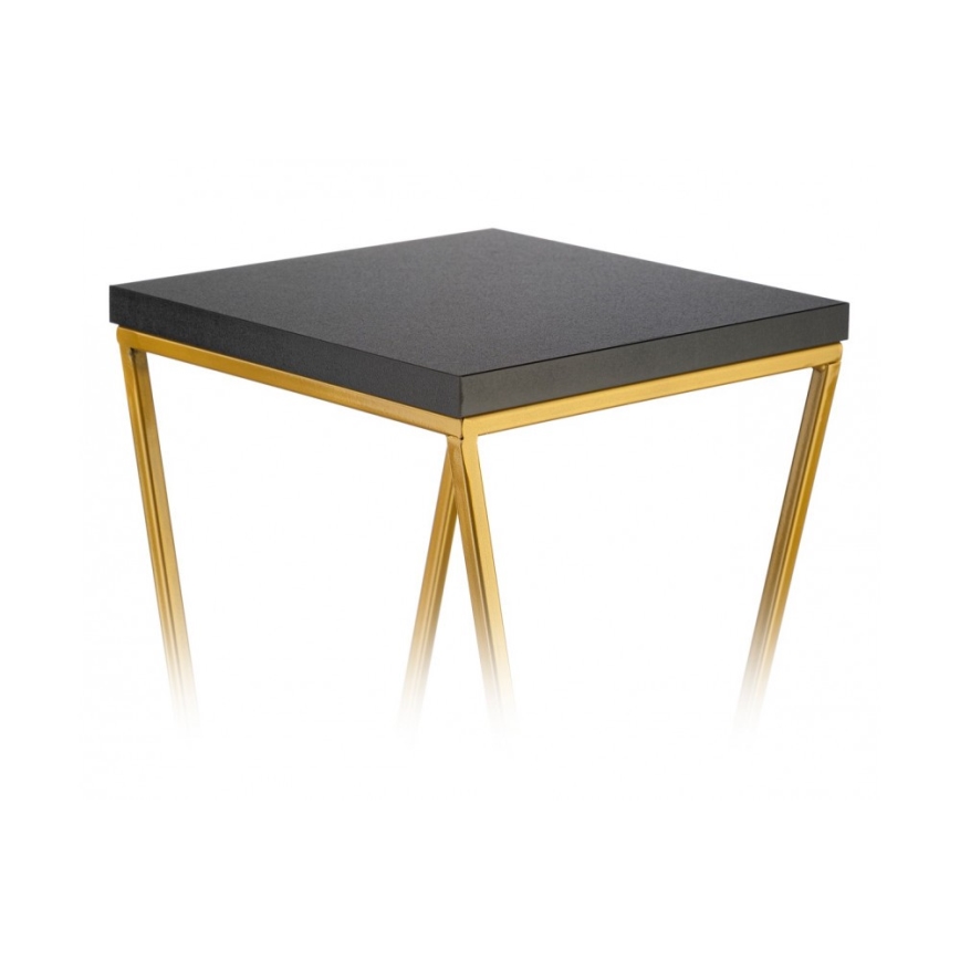 Blomställ LOFT 40x24 cm gyllene/svart
