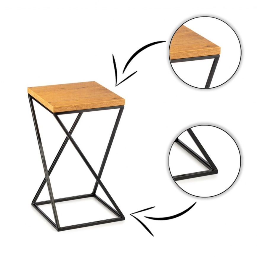 Blomställ LOFT 40x24 cm svart/brun