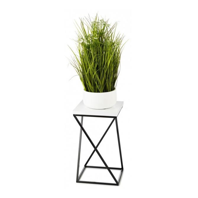 Blomställ LOFT 40x24 cm svart/vit