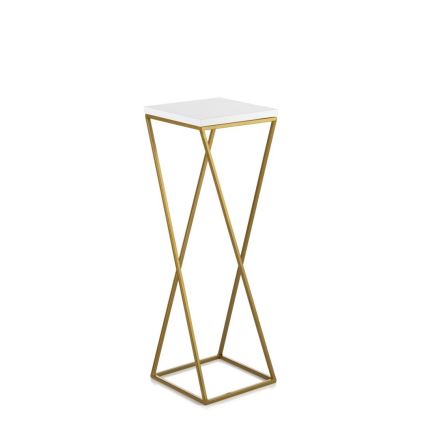 Blomställ LOFT 70x24 cm guld/vit