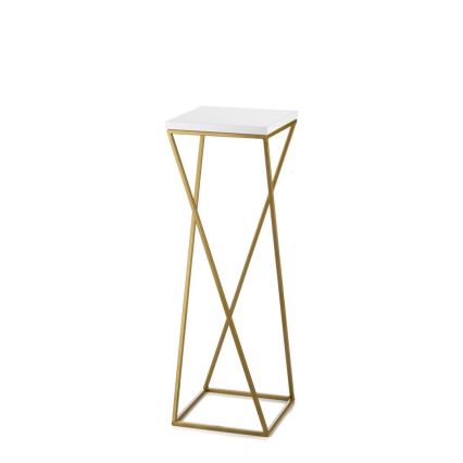 Blomställ LOFT 70x24 cm guld/vit