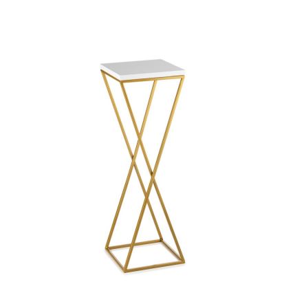 Blomställ LOFT 70x24 cm guld/vit