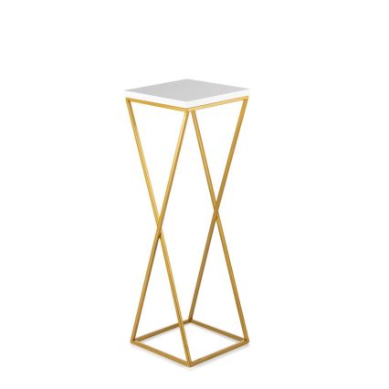 Blomställ LOFT 70x24 cm guld/vit
