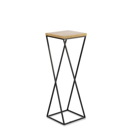 Blomställ LOFT 70x24 cm svart/brun