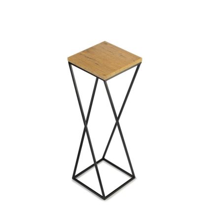 Blomställ LOFT 70x24 cm svart/brun