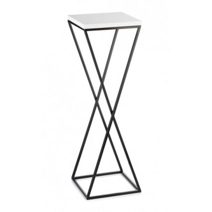 Blomställ LOFT 70x24 cm svart/vit