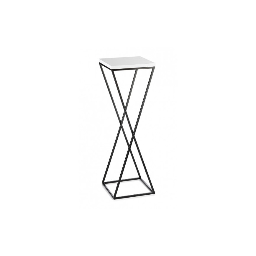 Blomställ LOFT 70x24 cm svart/vit