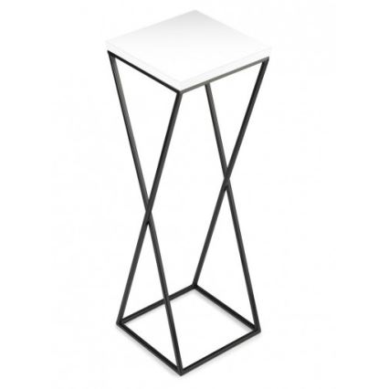 Blomställ LOFT 70x24 cm svart/vit