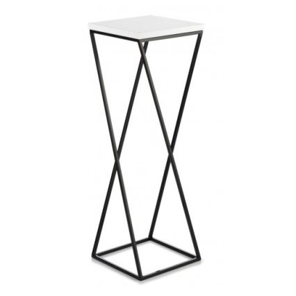 Blomställ LOFT 70x24 cm svart/vit