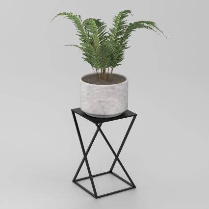 Blomsterställ 40x24 cm svart