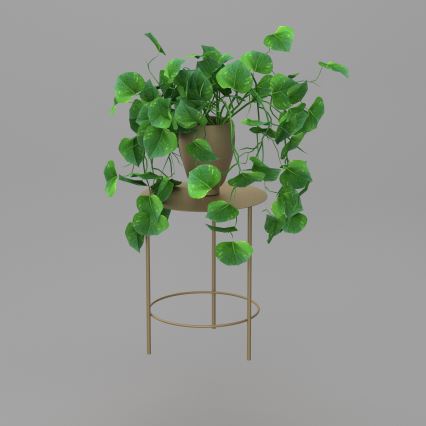 Blomsterställ 40x32 cm guld