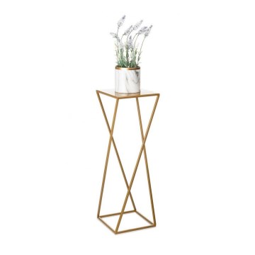 Blomsterställ 70x24 cm guld