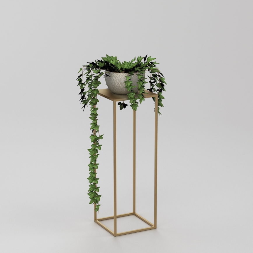 Blomsterställ 70x24 cm guld