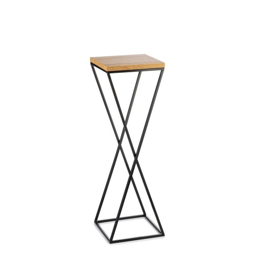 Blomsterställ 70x24 cm svart/brun