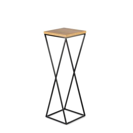 Blomsterställ 70x24 cm svart/brun