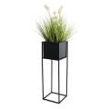 Blomsterställ 70x24 cm svart