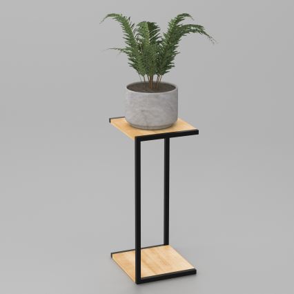 Blomsterställ 70x30x34 cm svart