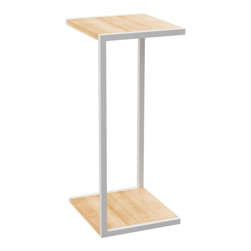 Blomsterställ 70x30x34 cm vit