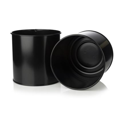 Blomsterställ 75x17 cm svart/guld