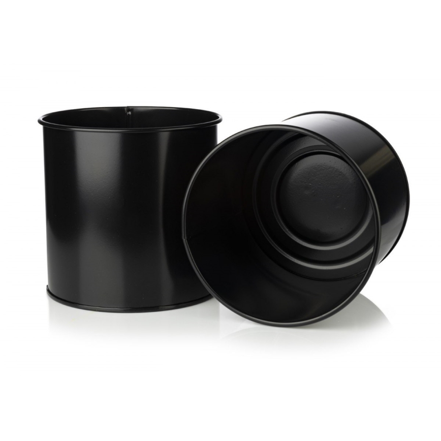 Blomsterställ 75x17 cm svart/guld