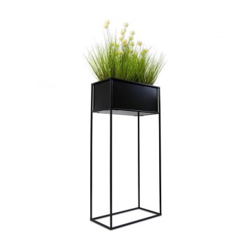 Blomsterställ 90x44 cm svart