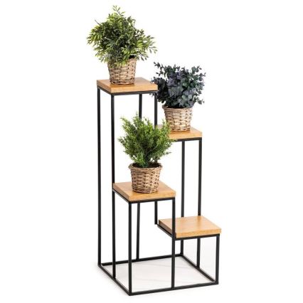 Blomsterställ KASKADA 70x34 svart/brun