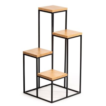 Blomsterställ KASKADA 70x34 svart/brun