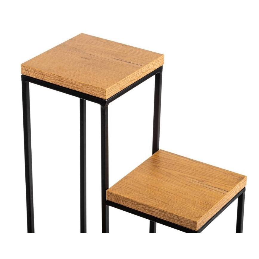 Blomsterställ KASKADA 70x34 svart/brun