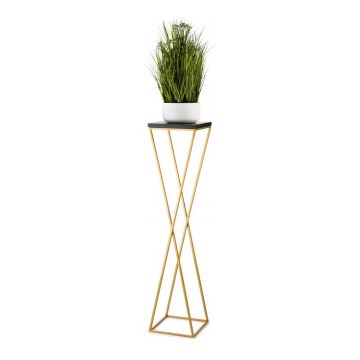 Blomsterställ LOFT 100x24 cm guld/svart
