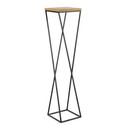 Blomsterställ LOFT 100x24 cm svart/brun