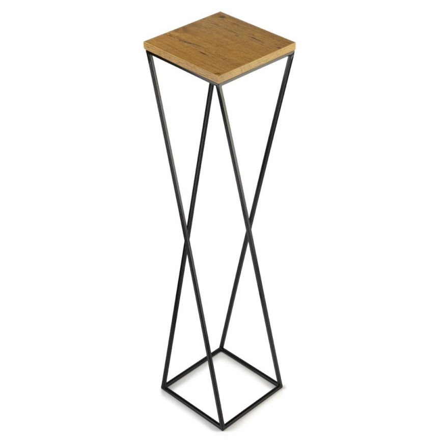 Blomsterställ LOFT 100x24 cm svart/brun