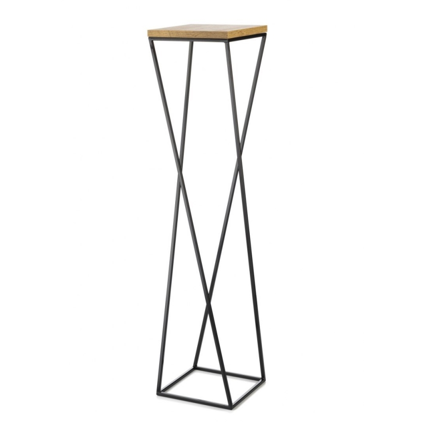 Blomsterställ LOFT 100x24 cm svart/brun