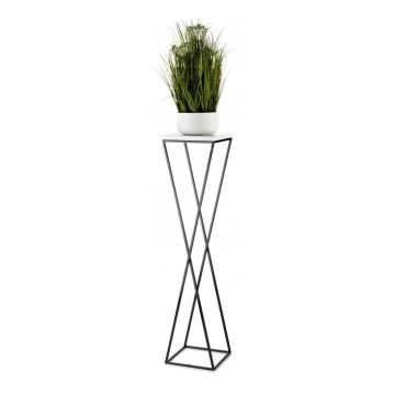 Blomsterställ LOFT 100x24 cm svart/vit