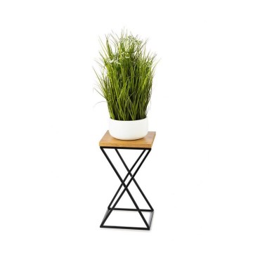 Blomsterställ LOFT 40x24 cm svart/brun