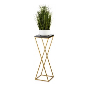 Blomsterställ LOFT 70x24 cm guld/svart