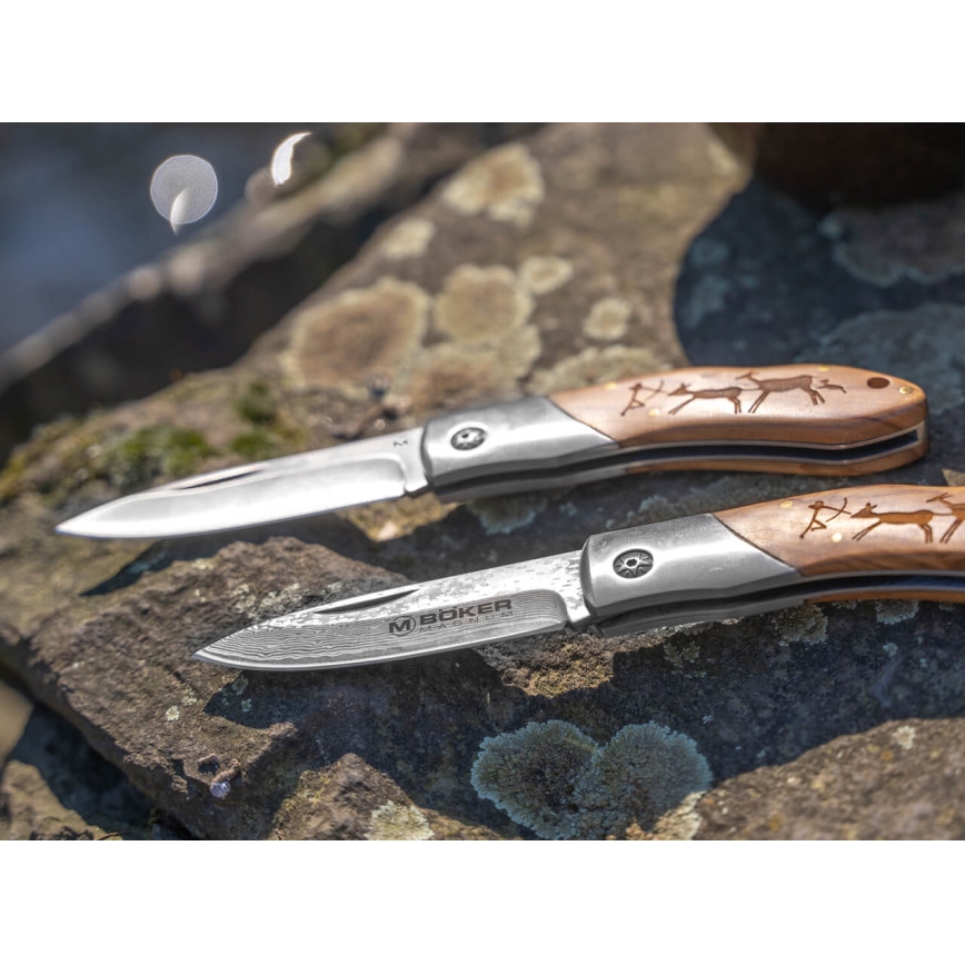 Böker - Damastisk fickkniv Magnum Caveman 19,4 cm