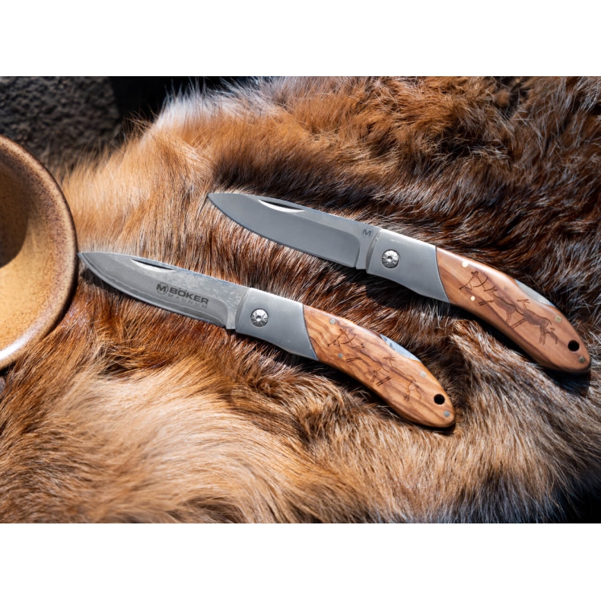 Böker - Damastisk fickkniv Magnum Caveman 19,4 cm