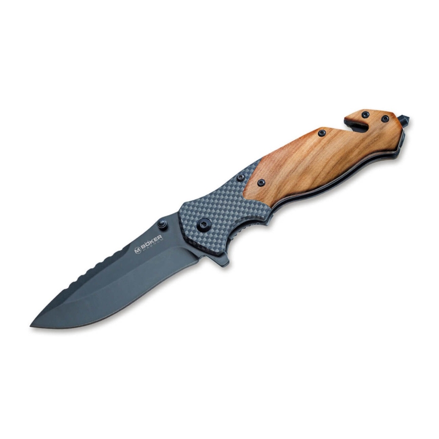 Böker - Fickkniv Magnum Blomkvist Olive 20,5 cm olivträ
