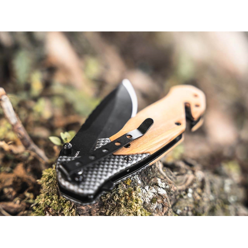 Böker - Fickkniv Magnum Blomkvist Olive 20,5 cm olivträ