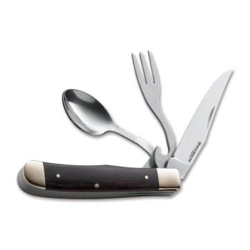 Böker - fickkniv med bestick Magnum Bon Appetite 18,7 cm pakka